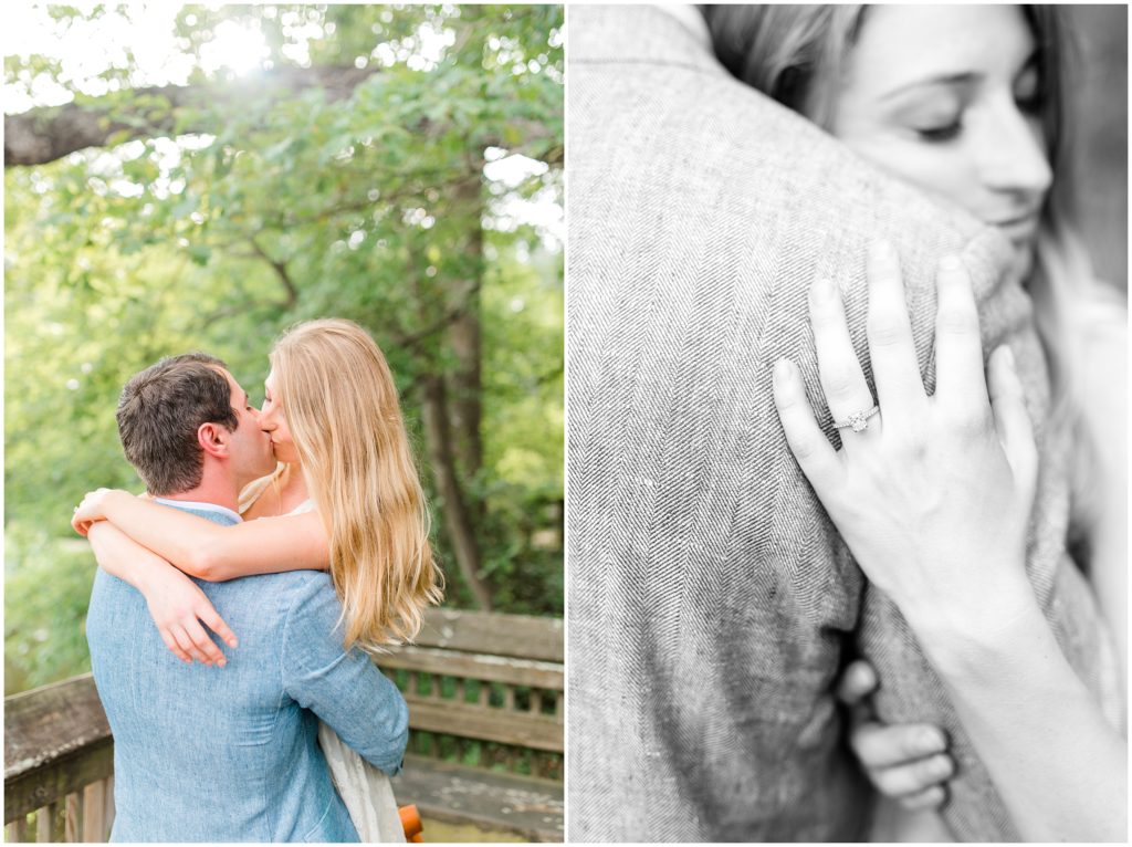 Yates Mill Engagement Session Couple at mill