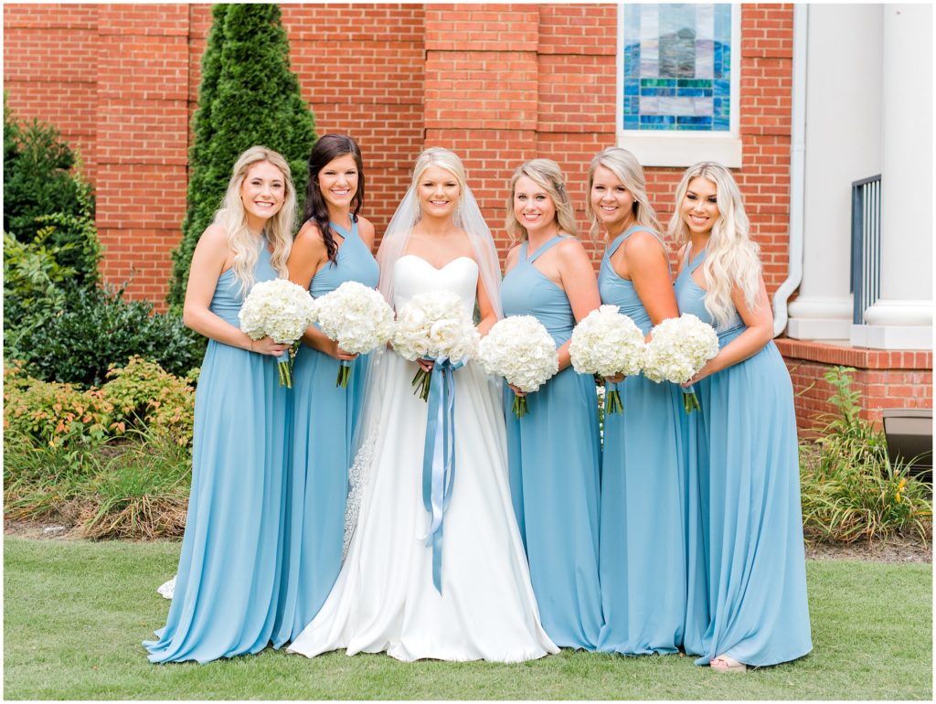 Bride and bridesmaids Dahlonega GA