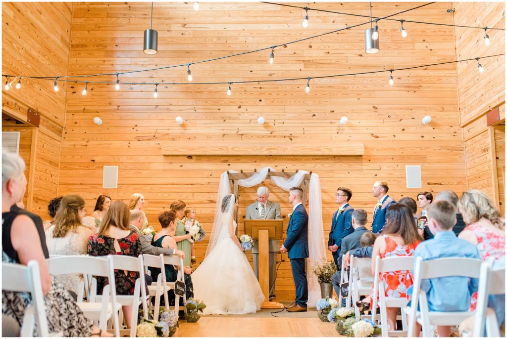 Wedding ceremony Chapel Hill, North Carolina