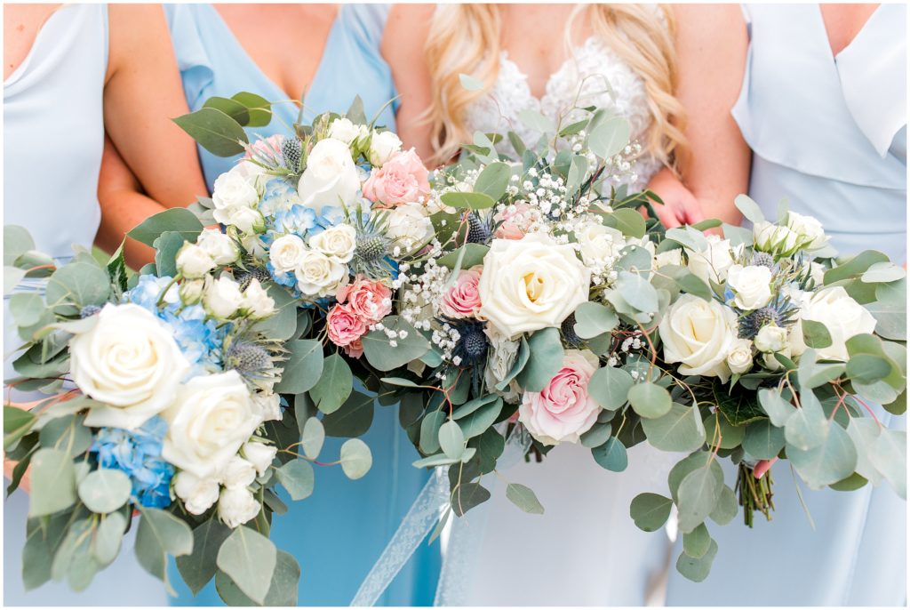 Bridal bouquets | Carolina Barn, Spring Lake NC | by Kaitlyn Blake Photography