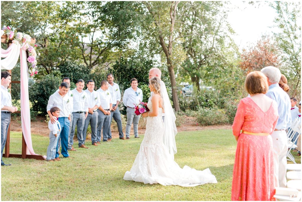 Wedding Ceremony | Kyle’s Farm North Carolina | by Kaitlyn Blake Photography