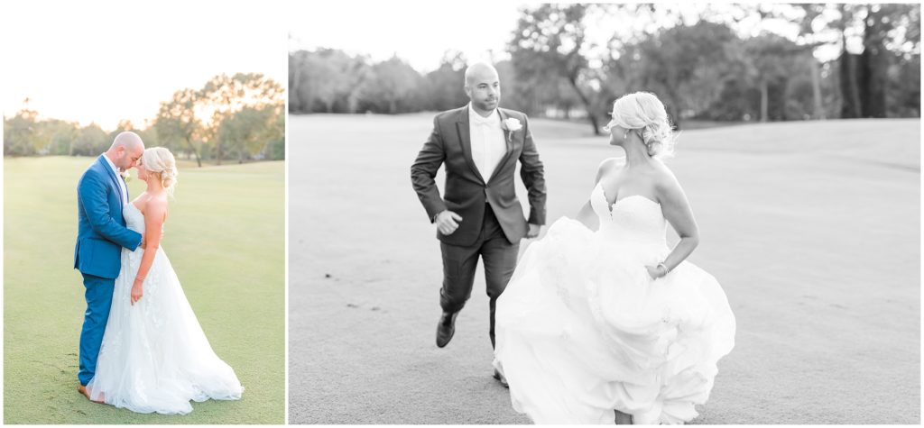 Bride and Groom Portraits | River Landing North Carolina | by Kaitlyn Blake Photography