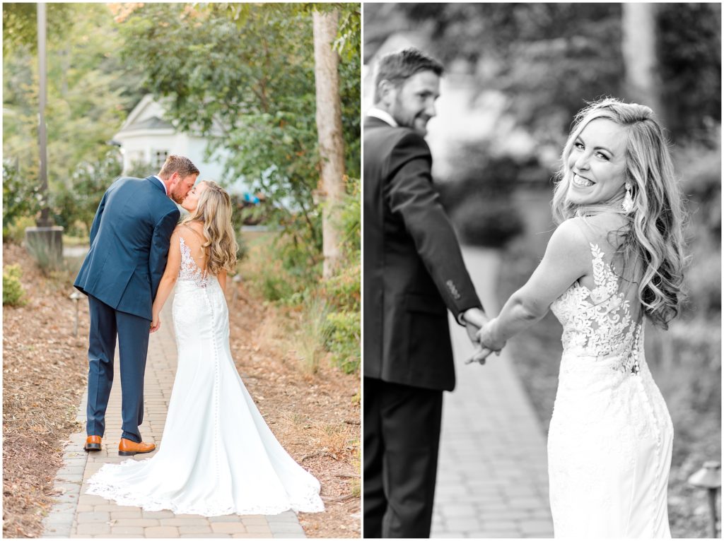 Bride and Groom Portraits | Ritchie Hill | by Kaitlyn Blake Photography | Fall Purple Wedding 