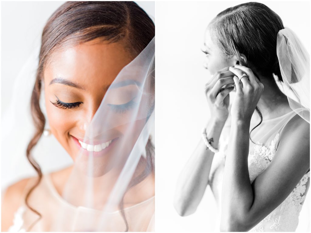 Bridal Portraits| The Firehouse Goldsboro Wedding | by Kaitlyn Blake Photography | Fall Elegant Wedding