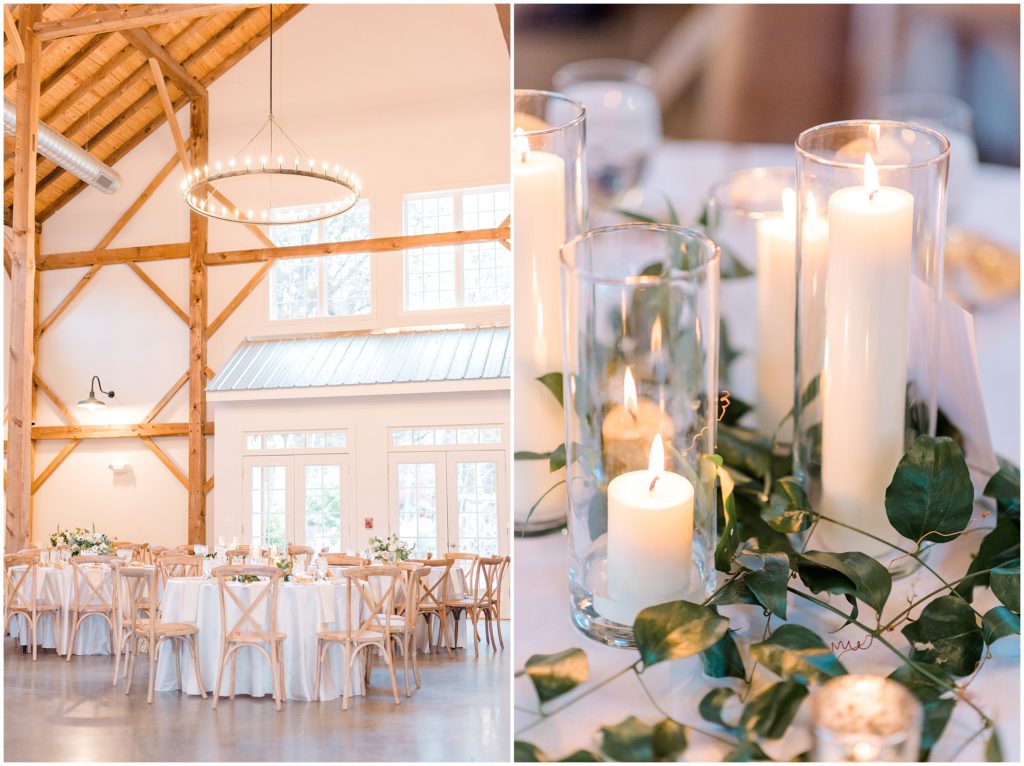 Reception Details | The Barn of Chapel Hill | by Kaitlyn Blake Photography | Fall Elegant Wedding