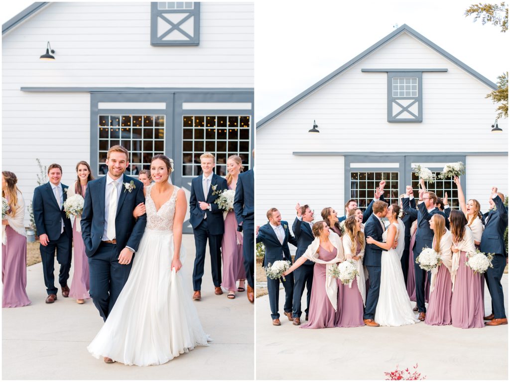Wedding Party | Walnut Hill Raleigh | by Kaitlyn Blake Photography | Fall Elegant Wedding