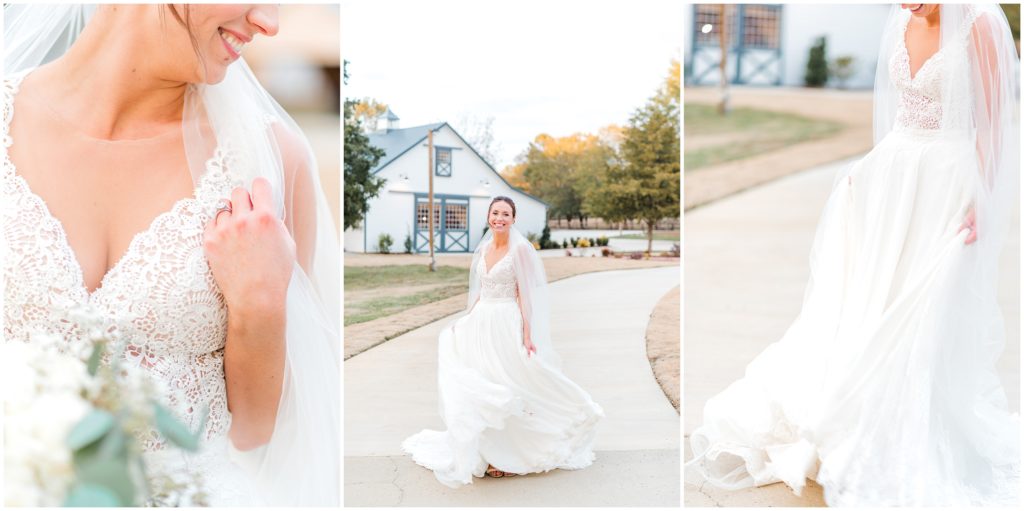 Bridal Portraits | Walnut Hill Raleigh | by Kaitlyn Blake Photography | Fall Elegant Wedding