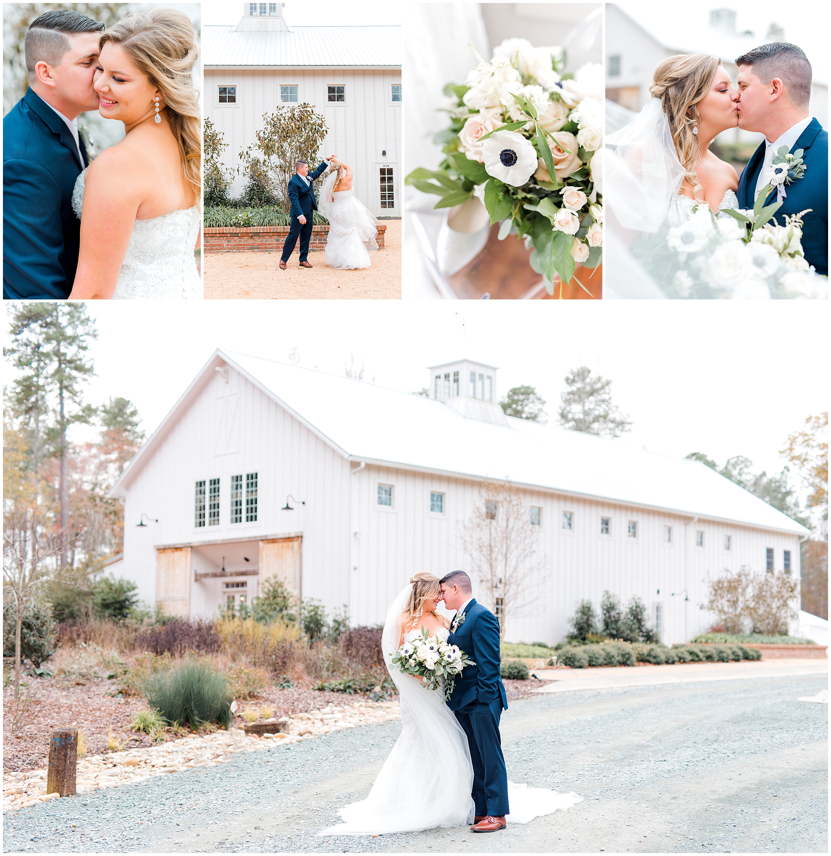 Barn of Chapel Hill|Fall Wedding|Collage