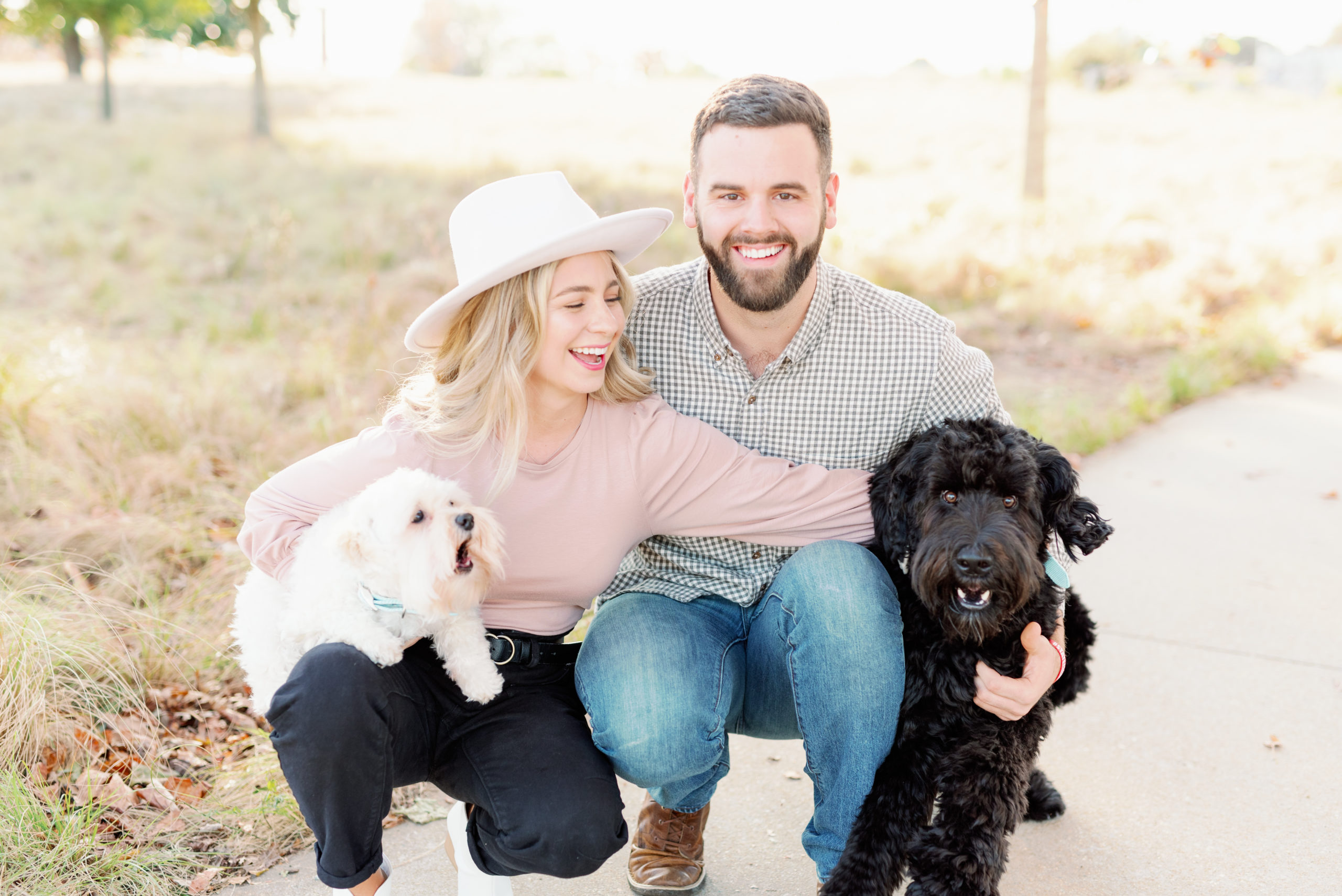 raleighengagementsessionwithdogs